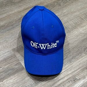 Off-White Drill Logo Baseball Cap in Blue